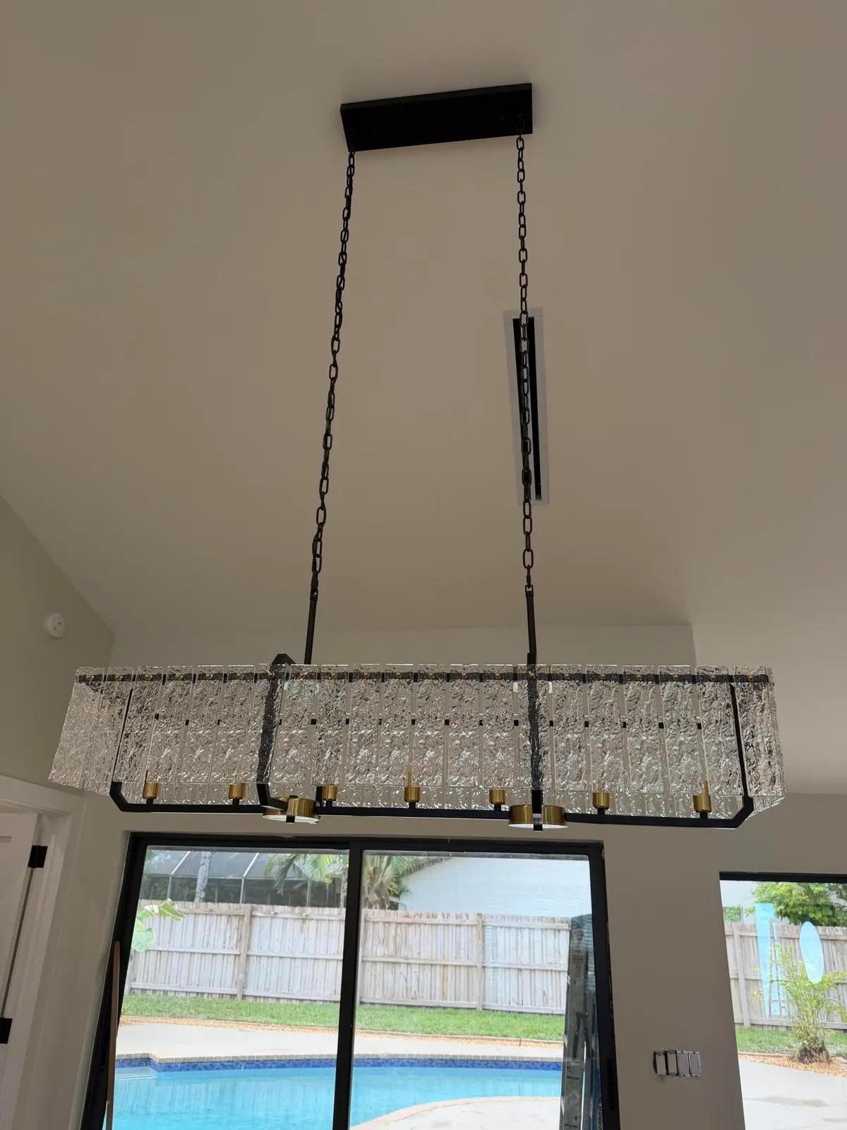 Dining Room Light Ficture at 199 SW 15th Court, Boca Raton