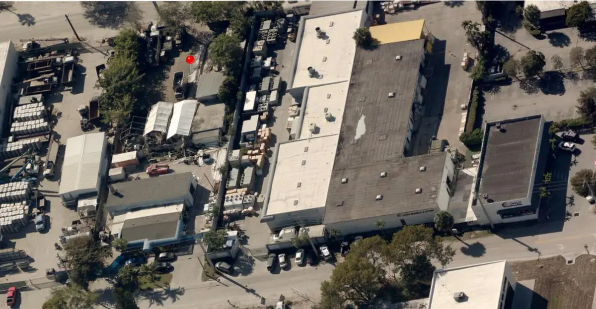 Aerial South at 1991 NW 33rd Street, Pompano Beach