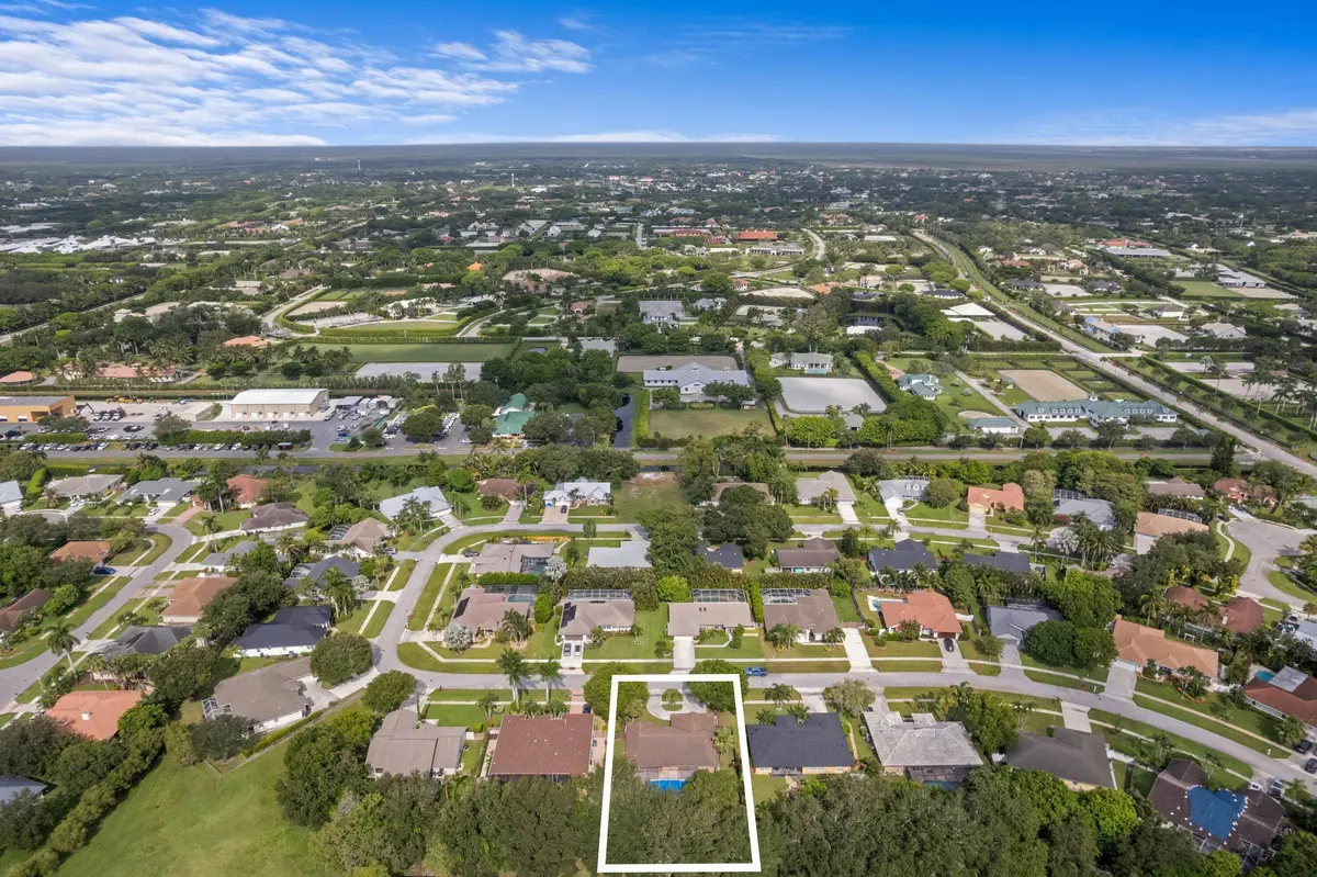 Aerial Neighborhood View at 2652 Yarmouth Drive, Wellington