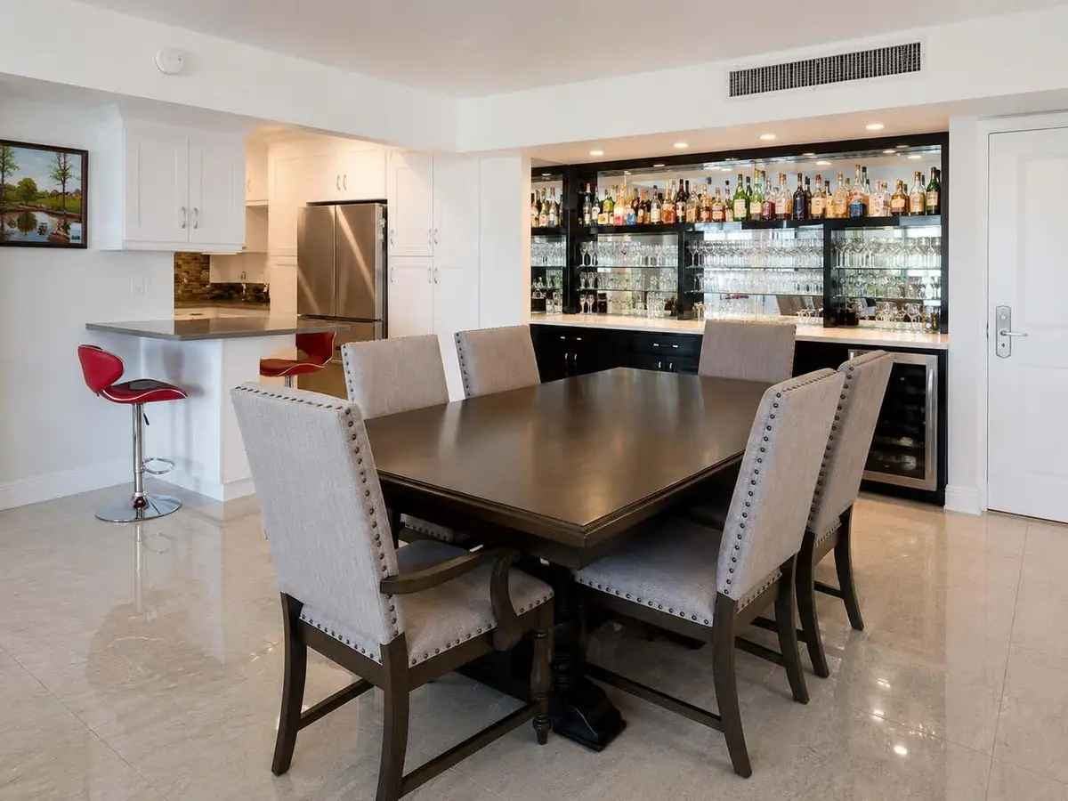 723 dining room FINAL at 3450 S Ocean Boulevard 7230, Palm Beach