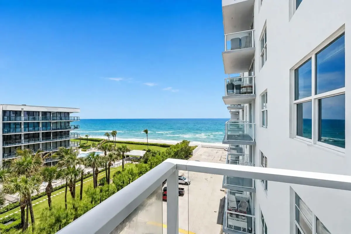 view of ocean from balcony 723 at 3450 S Ocean Boulevard 7230, Palm Beach