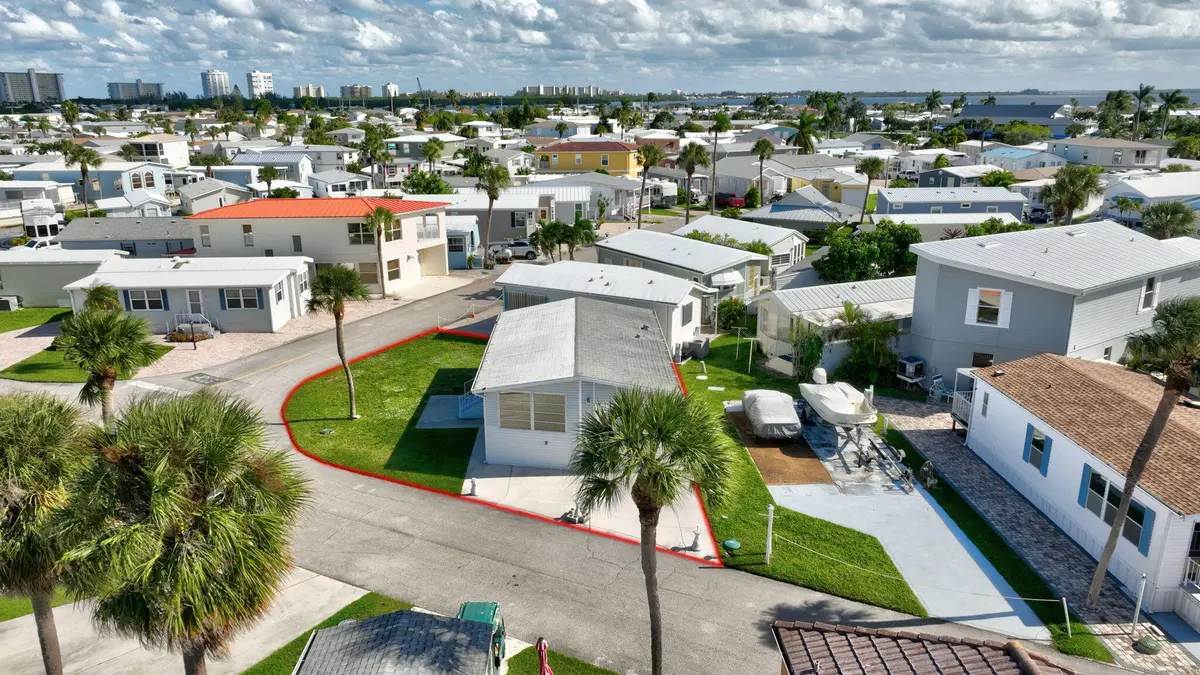 Aerial View at 217 NETTLES Boulevard, Jensen Beach