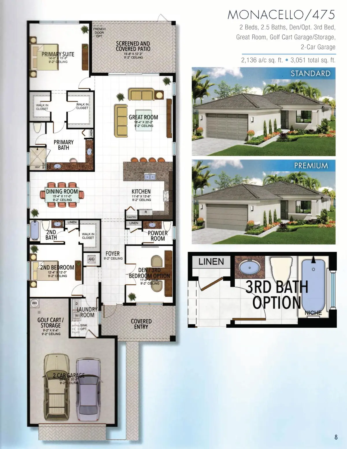 Monacello Valencia Parc 3RD BATH ONLY at 12408 SW BRINY BAY Drive, Port St. Lucie