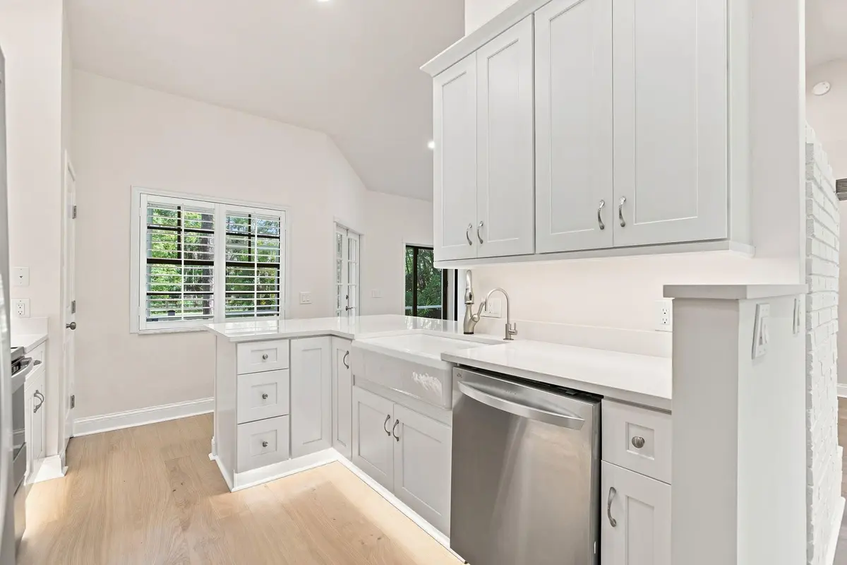 Kitchen to rear yard at 10681 154th Road, Jupiter