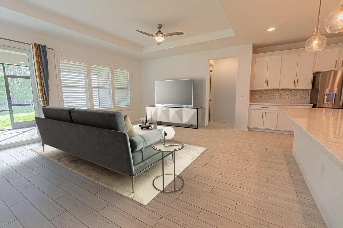 virtually staged - family rm at 11821 SW Lyra Drive, Port St. Lucie
