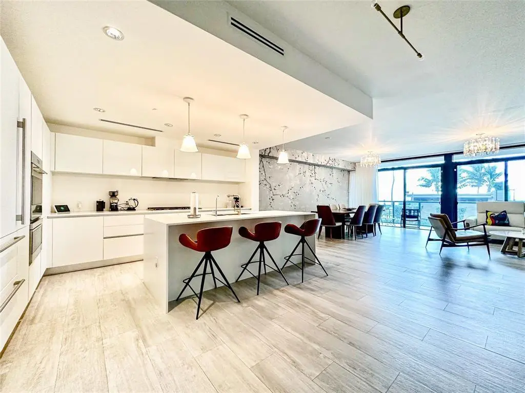 Kitchen at 2101 S SURF Road 2C, Hollywood