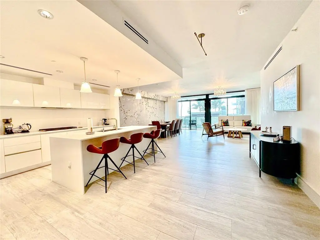 Kitchen/Dining/Living at 2101 S SURF Road 2C, Hollywood