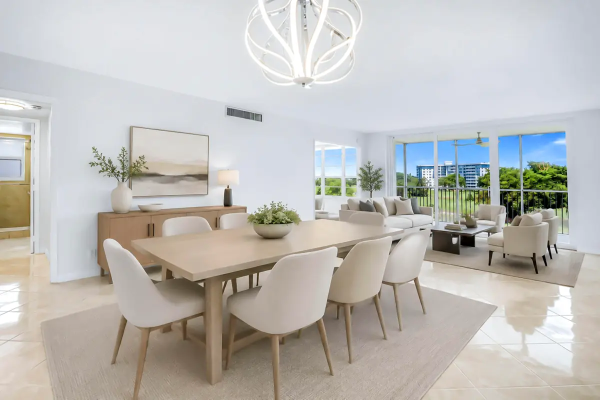 Living & Dining Room at 2651 S PALM AIRE Drive 410, Pompano Beach