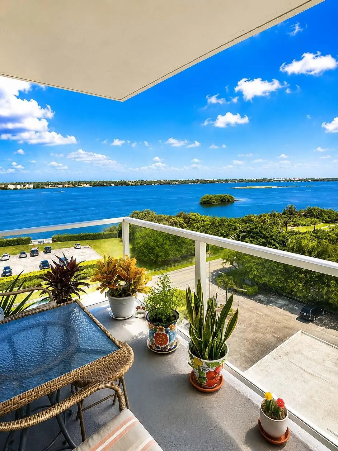 balcony view 723 FINAL FINAL at 3450 S Ocean Boulevard 7230, Palm Beach