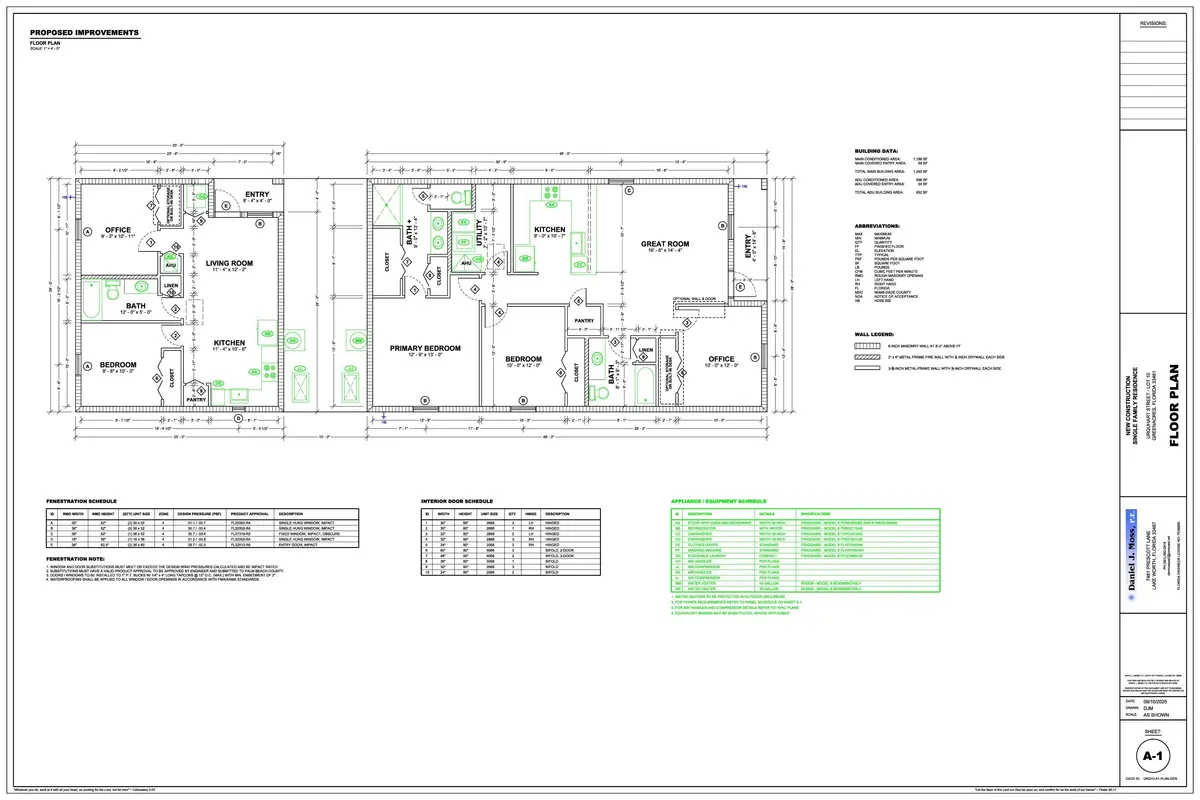 Floor Plan at 4343 Urquhart Street, Lake Worth Beach