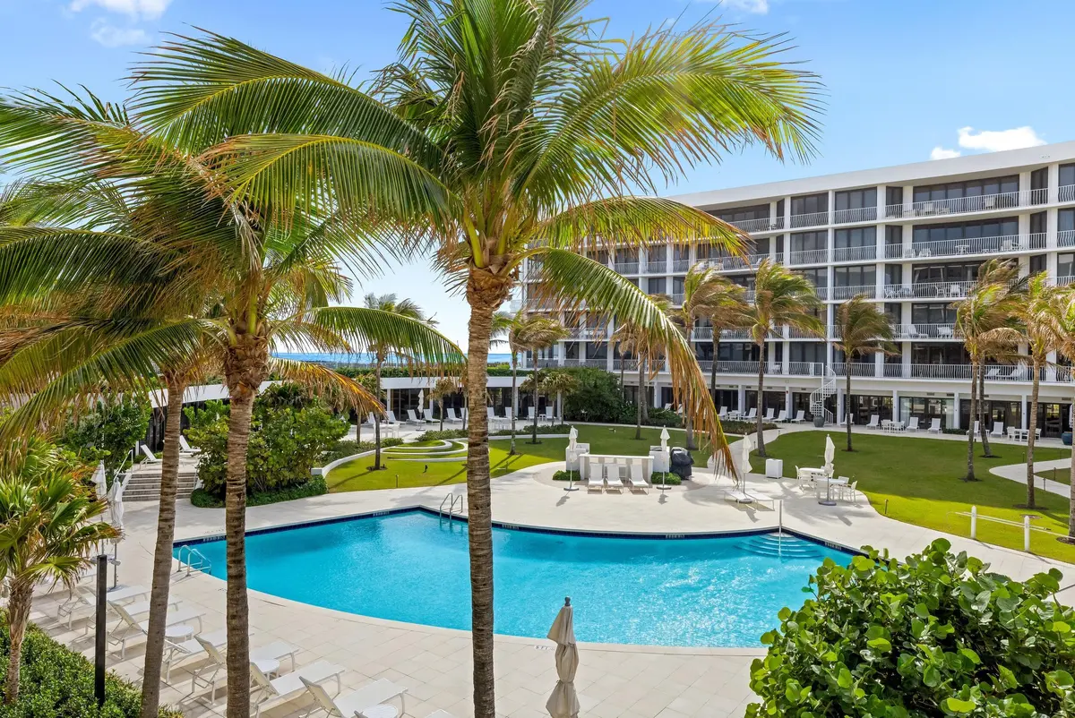 Balcony View at 2000 S Ocean Boulevard 107n, Palm Beach