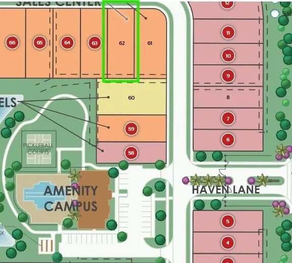 62 map at 1148 HAVEN Circle 62 Mystique, Vero Beach