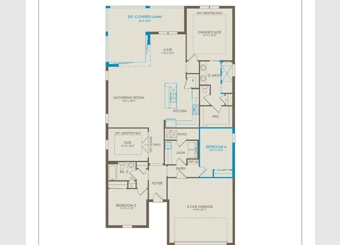 62 Floorplan at 1148 HAVEN Circle 62 Mystique, Vero Beach