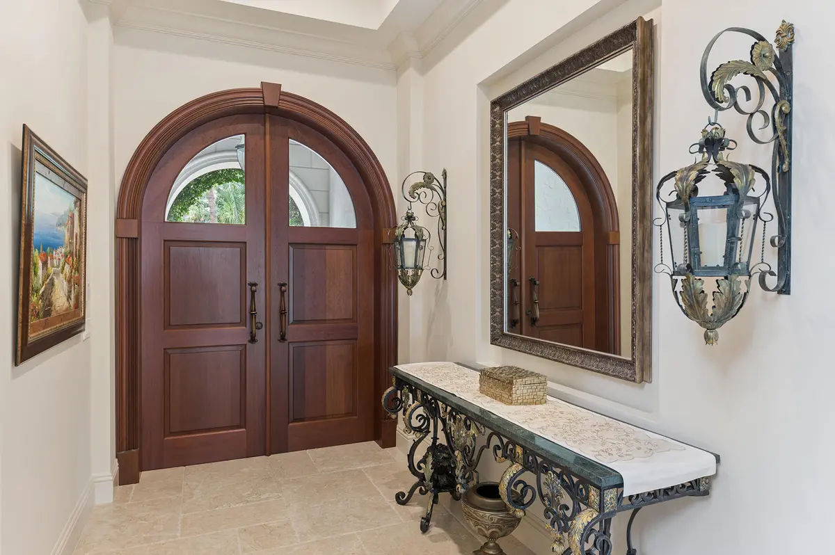Entryway at 5332 Boca Marina Circle, Boca Raton