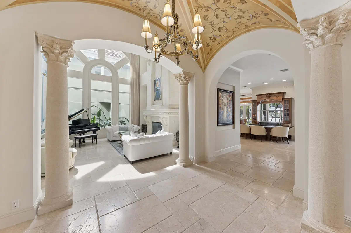 Great Room Entry at 5332 Boca Marina Circle, Boca Raton