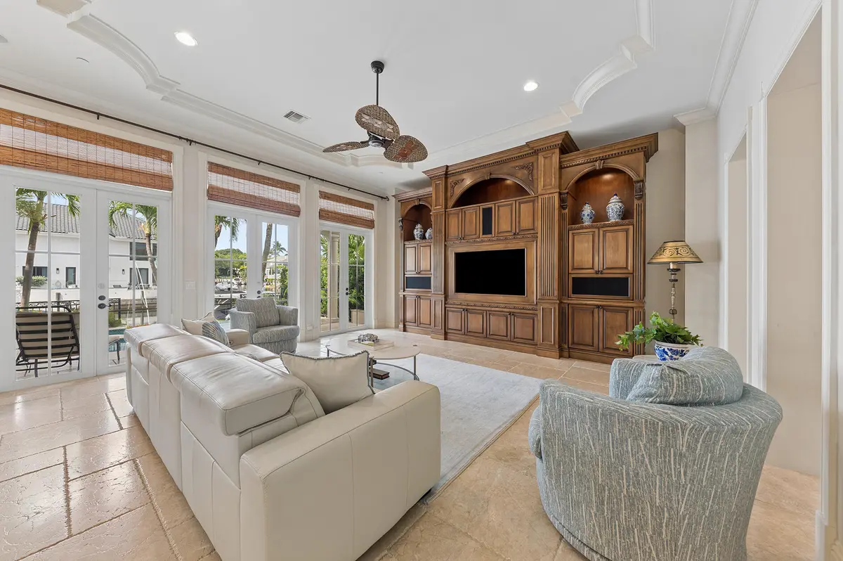 Family Room at 5332 Boca Marina Circle, Boca Raton