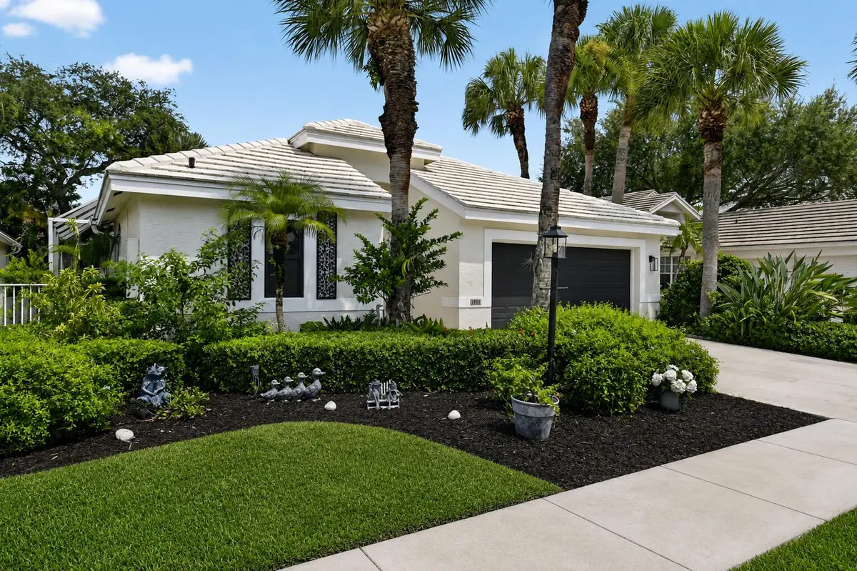 Exterior Front at Angle at 2865 N Clearbrook Circle, Delray Beach