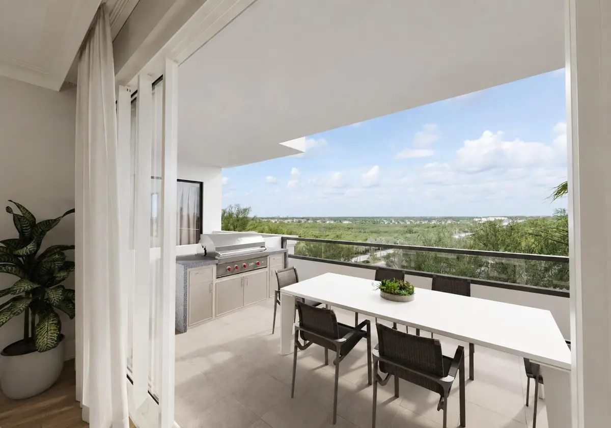 Terrace with Gas Grill at 1011 Us Highway 1 D301, Juno Beach