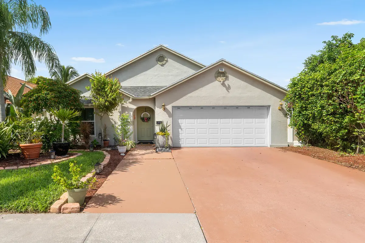 Front at 5115 Foxhall Drive, West Palm Beach