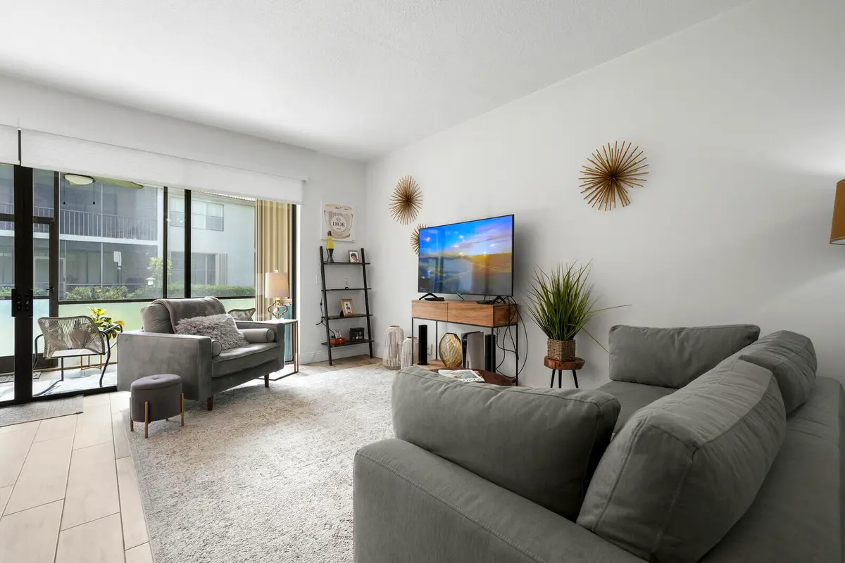 Living Room at 5780 Coach House Circle C, Boca Raton