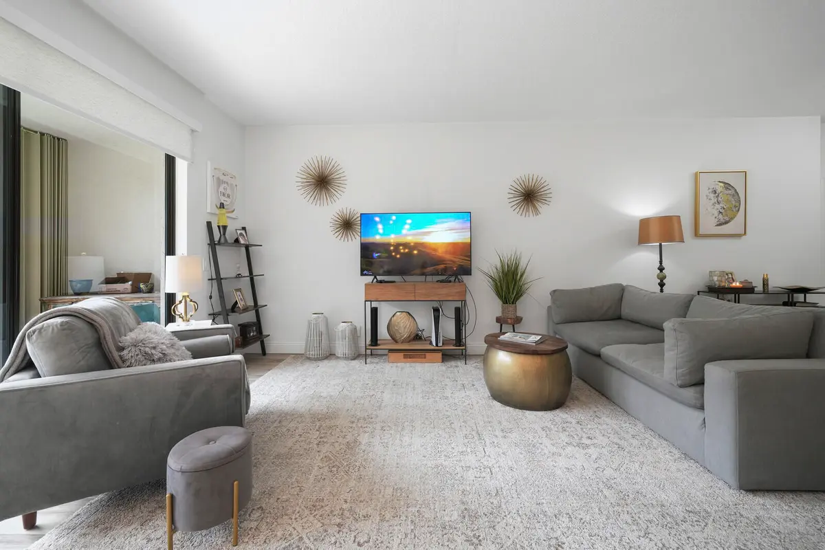 Living Room at 5780 Coach House Circle C, Boca Raton