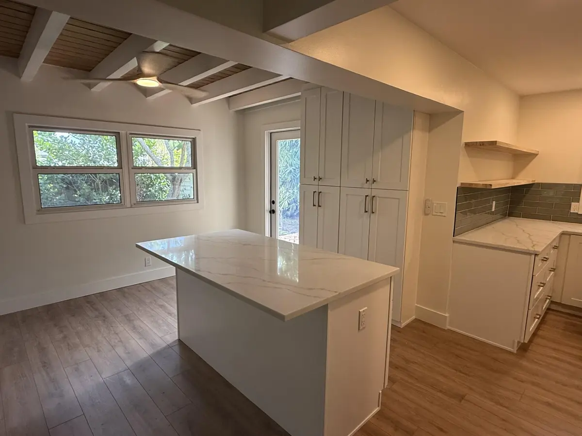 Island with storage at 228 Lake Terrace, Delray Beach