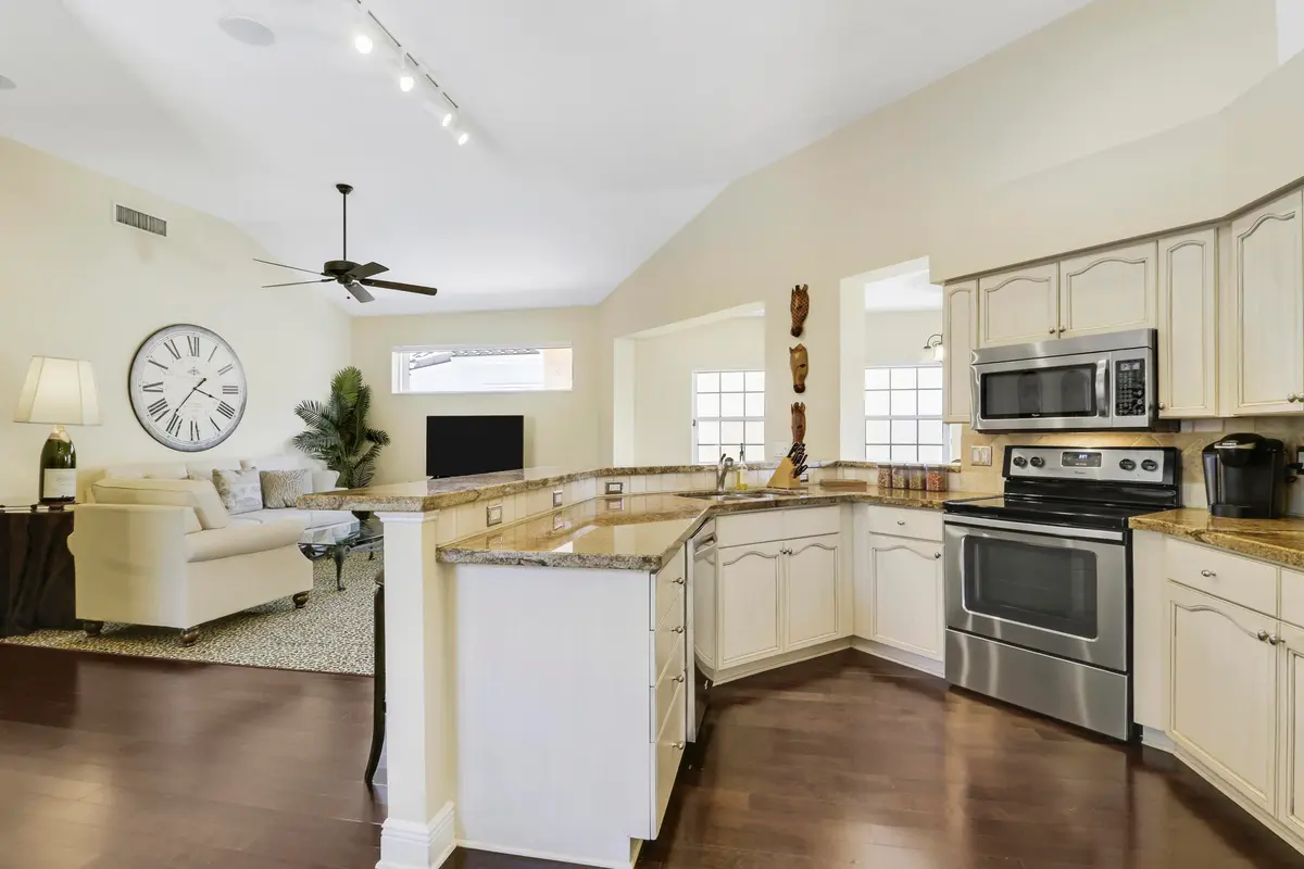 Kitchen and Family Room at 2189 Regents Boulevard, West Palm Beach