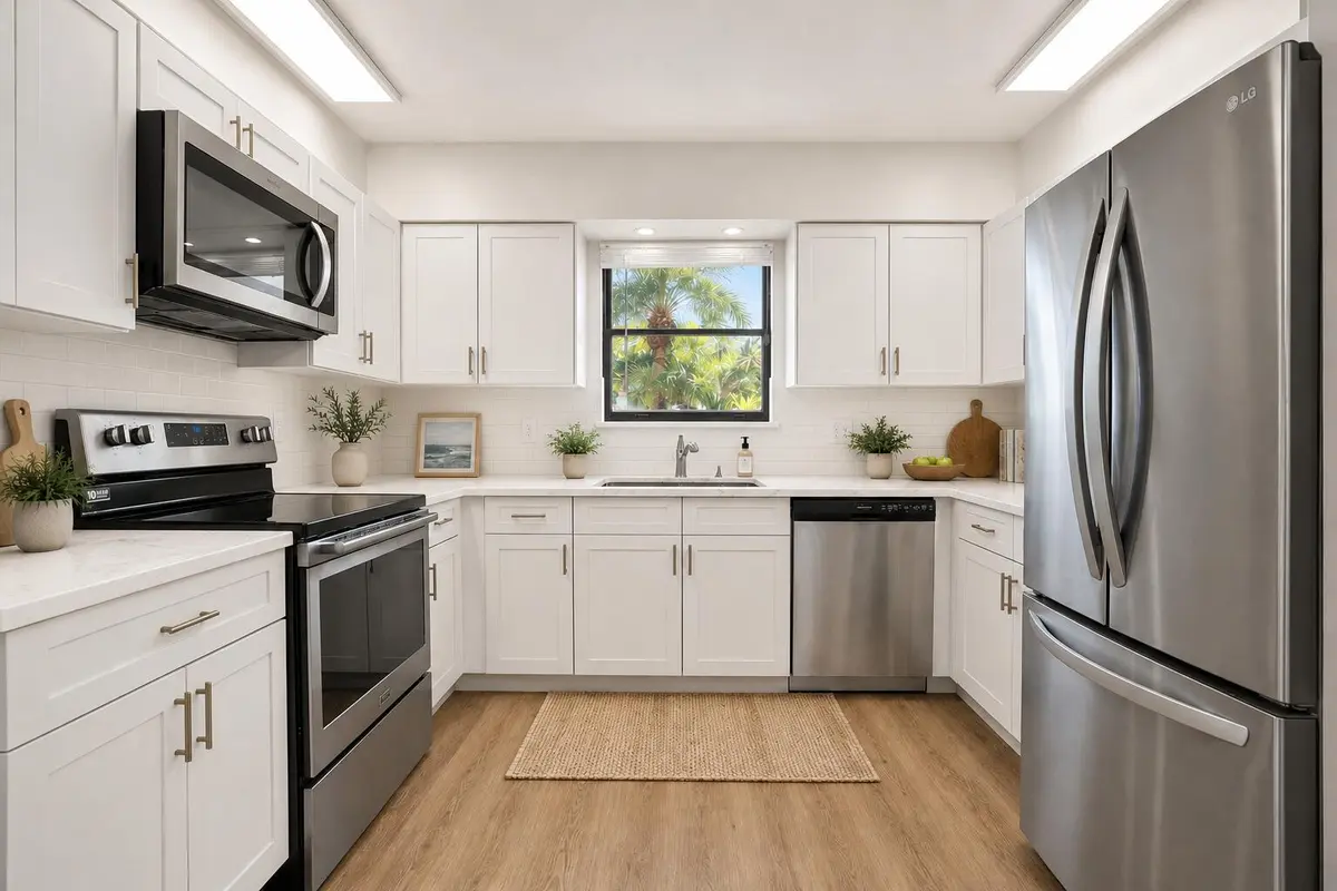 Virtual Staging if Kitchen at 300 N HIGHWAY A1A 104J, Jupiter