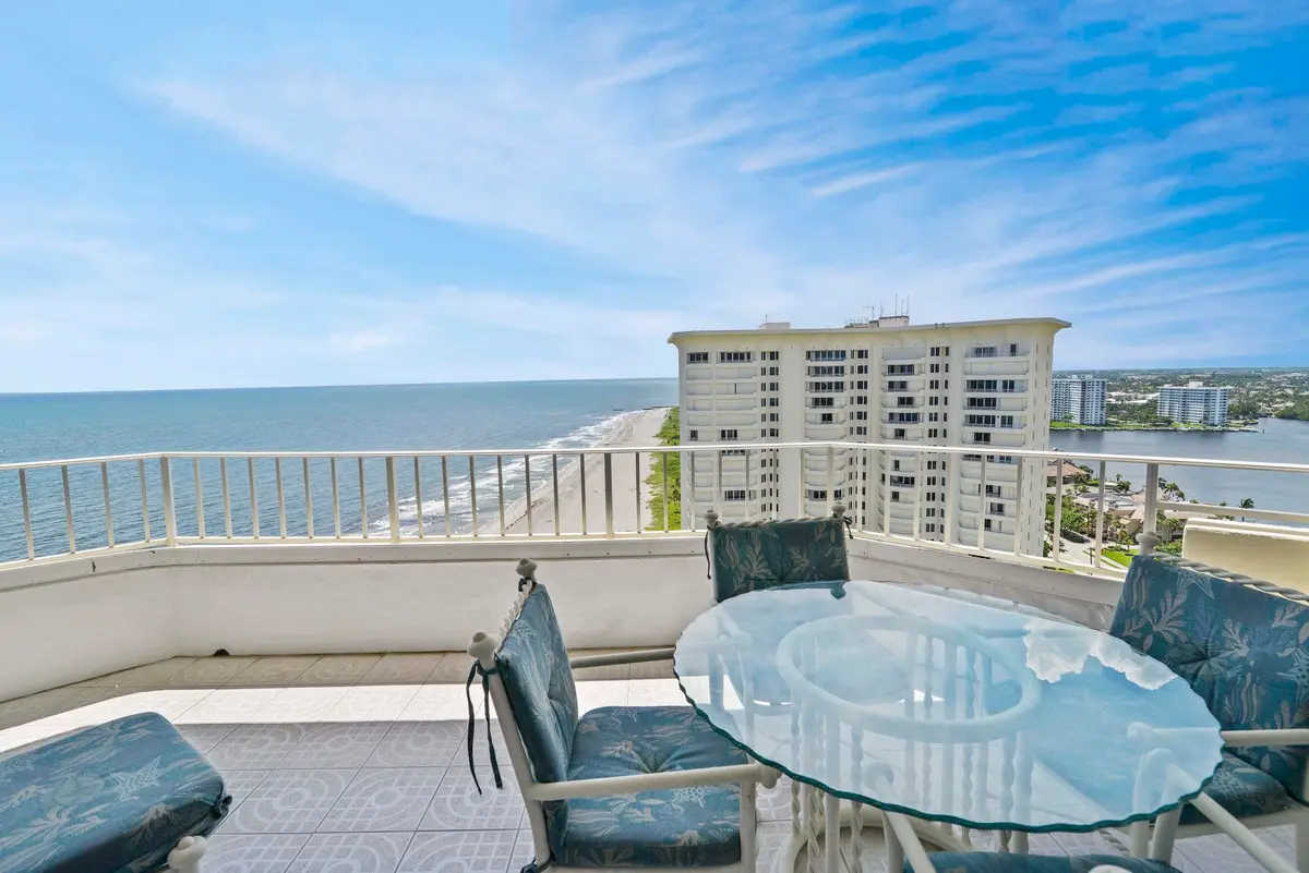 Balcony at 500 S Ocean Boulevard 2204, Boca Raton