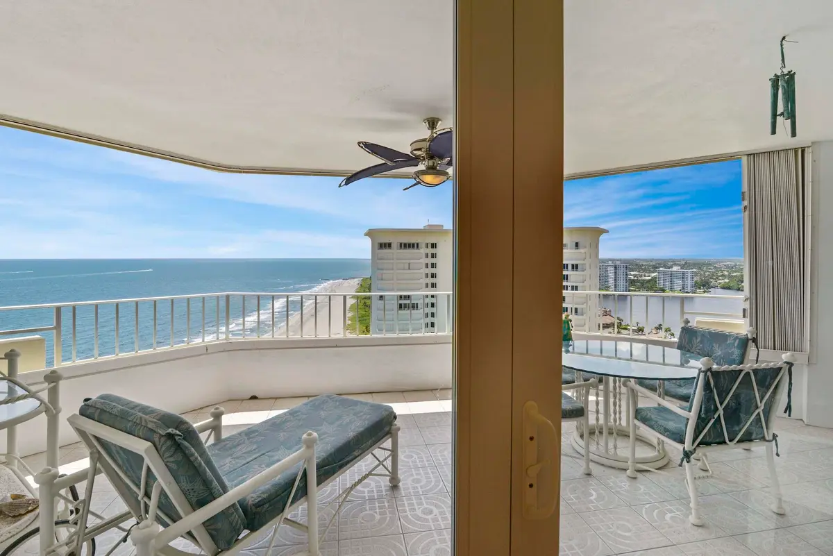 Balcony at 500 S Ocean Boulevard 2204, Boca Raton