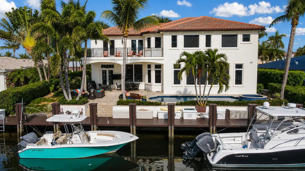 Back elevation at 4431 NE 24th Avenue, Lighthouse Point