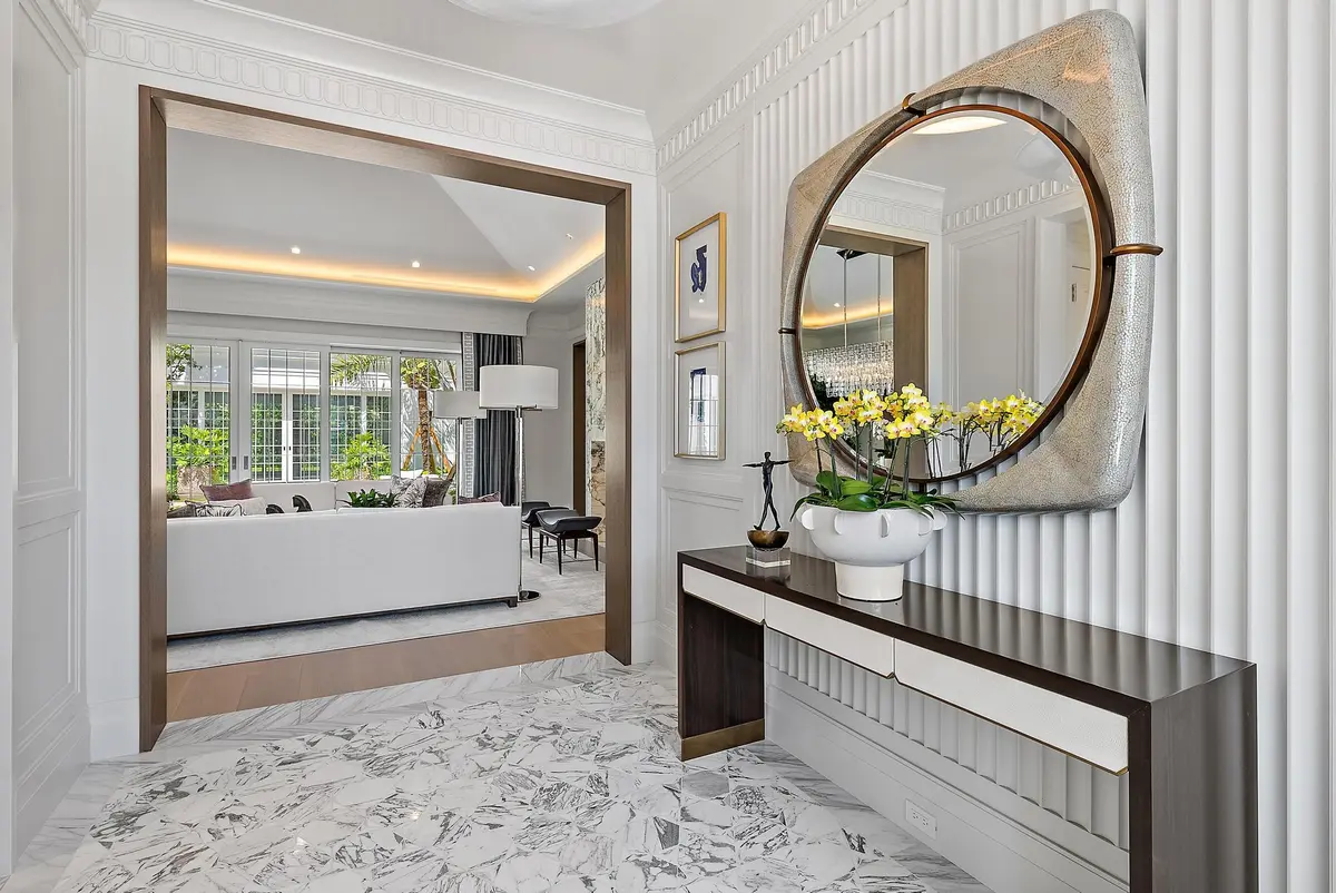 Foyer at 311 Polmer Park Road, Palm Beach