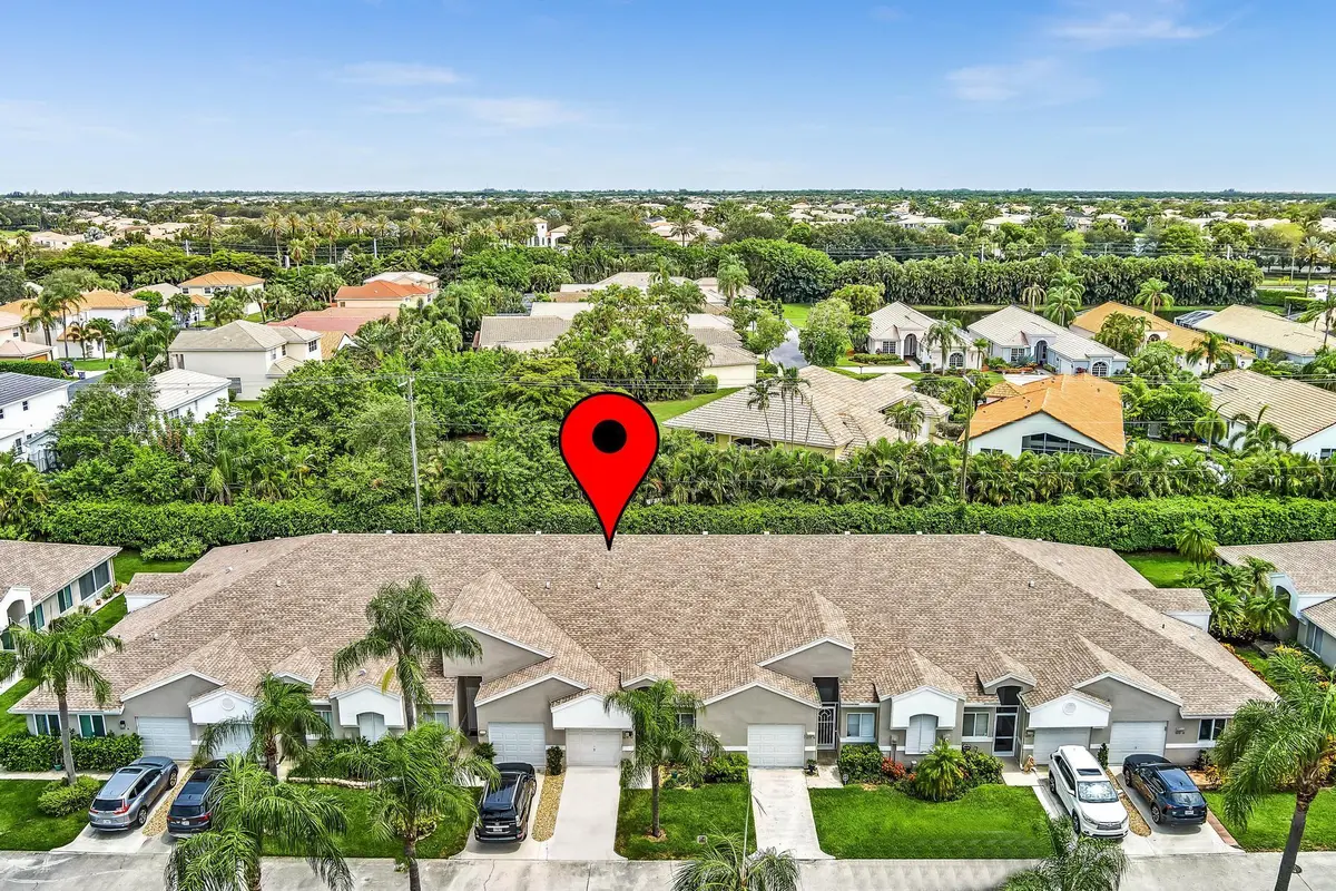 Aerial at 9219 Vineland Court D, Boca Raton