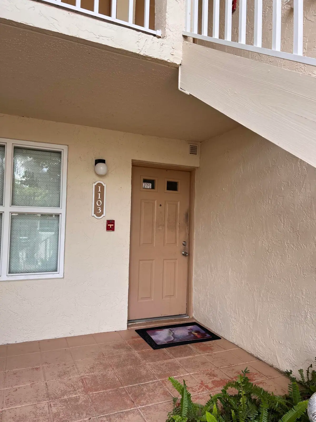 entrance at 1103 Glenmoor Drive, West Palm Beach