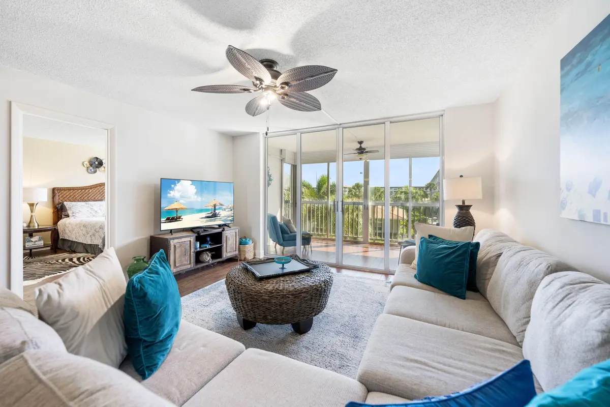 LIVING ROOM TO BALCONY at 900 DOGWOOD Drive 339, Delray Beach
