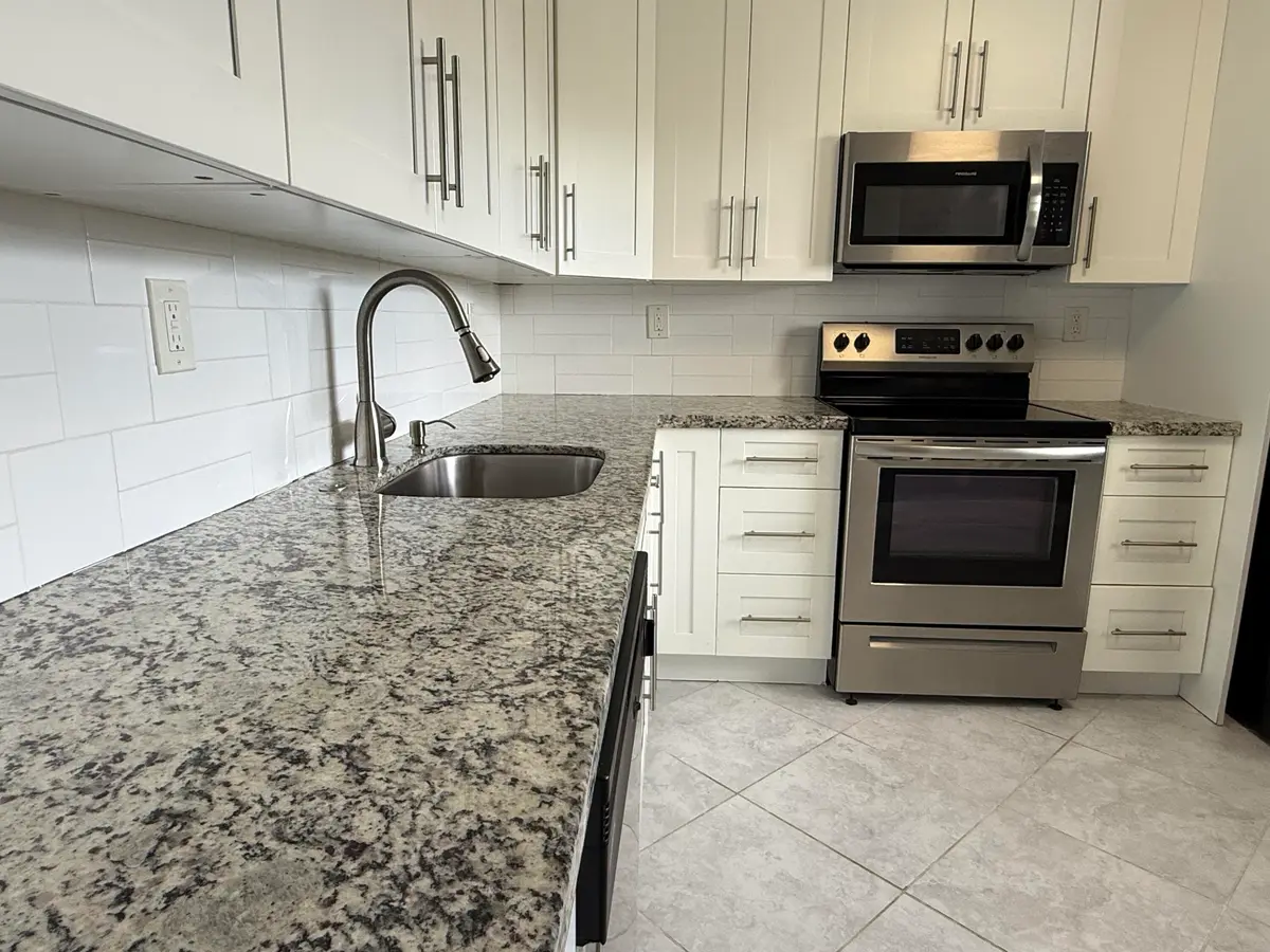 KITCHEN DETAIL at 482 PIEDMONT K, Delray Beach