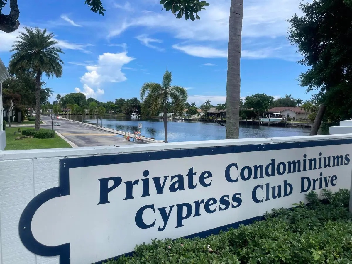 170 Cypress Club Drive sign at 170 CYPRESS CLUB Drive 730, Pompano Beach
