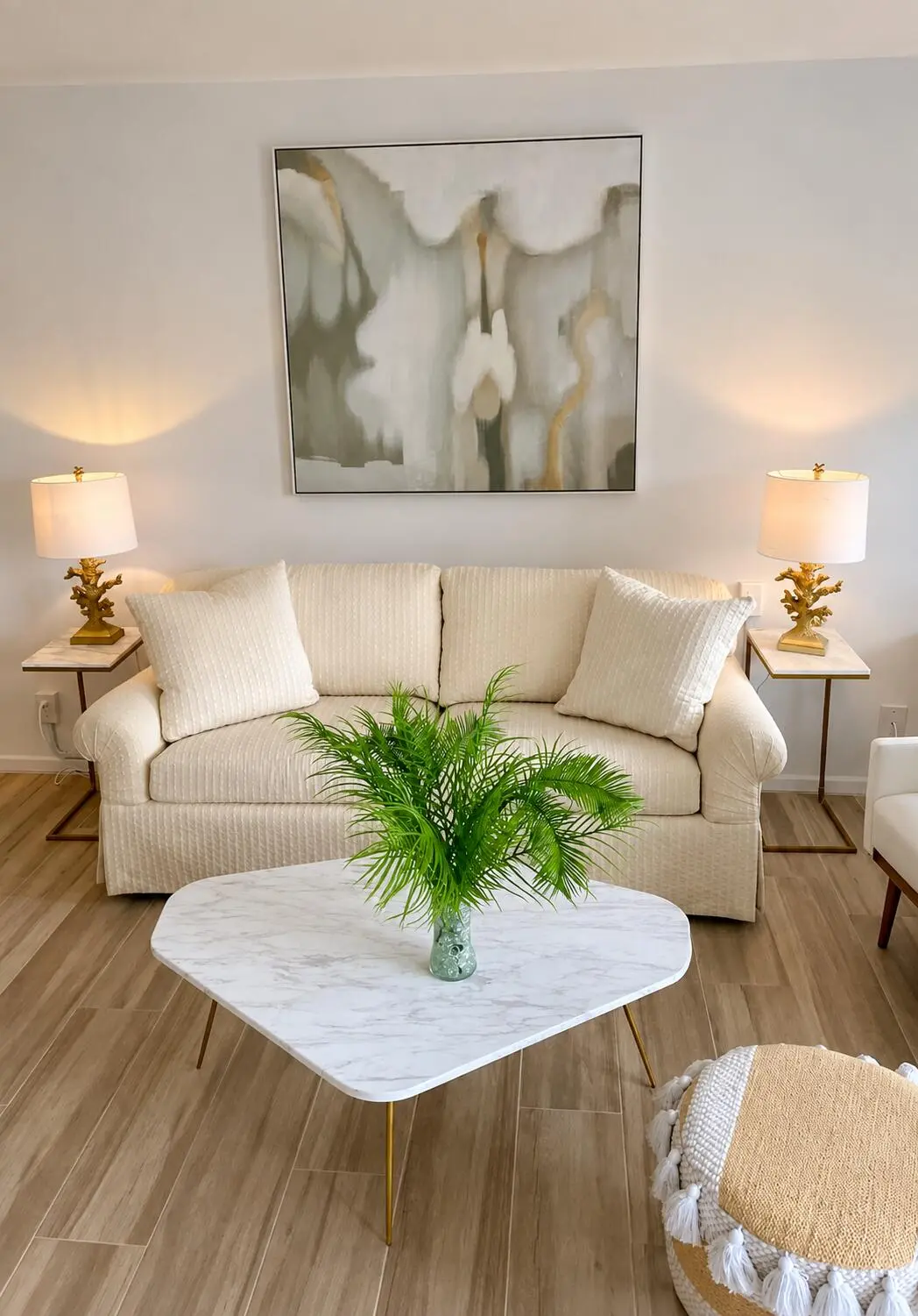 Living Room at 3475 S OCEAN Boulevard 2050, Palm Beach