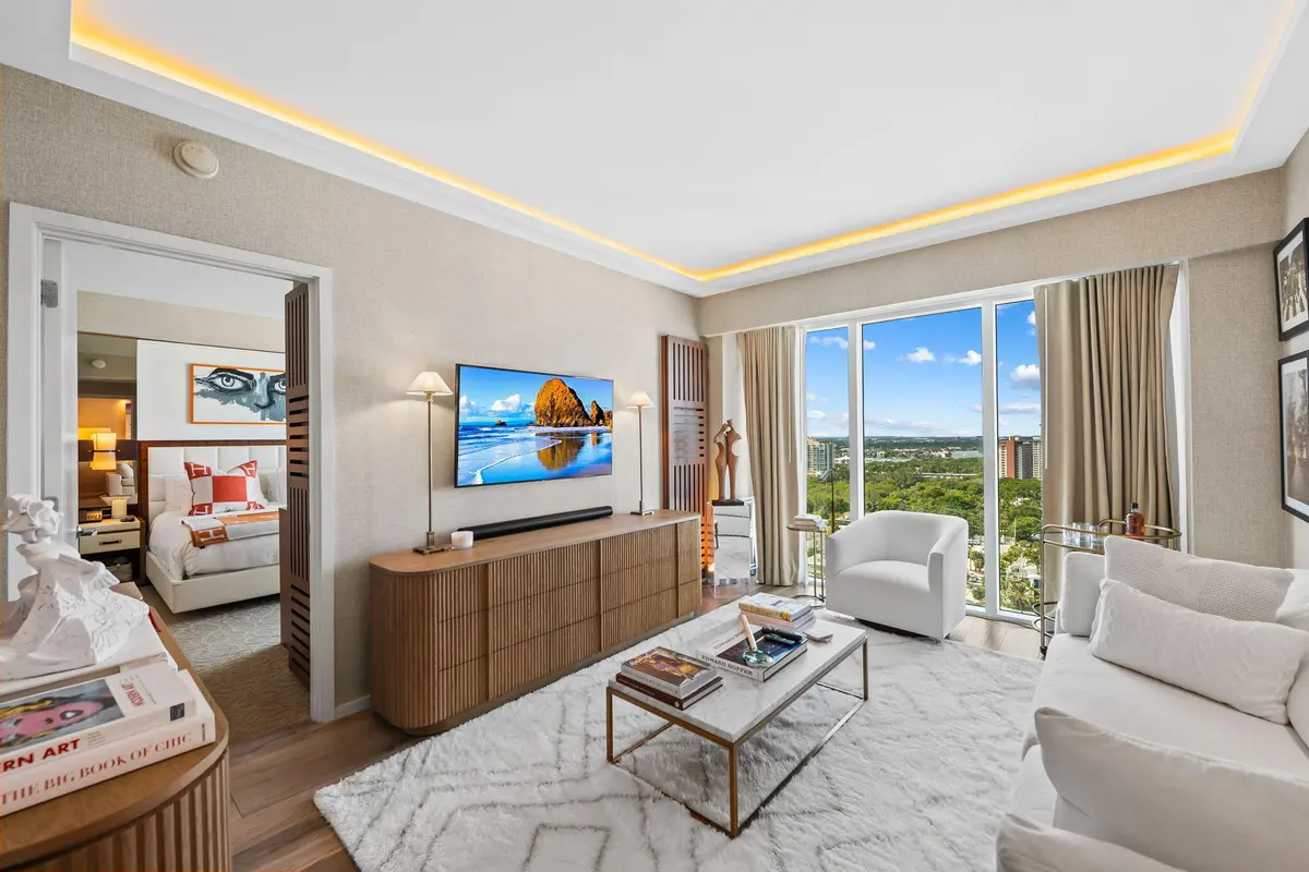 Living Room at 551 N FORT LAUDERDALE BEACH Boulevard R1801, Fort Lauderdale