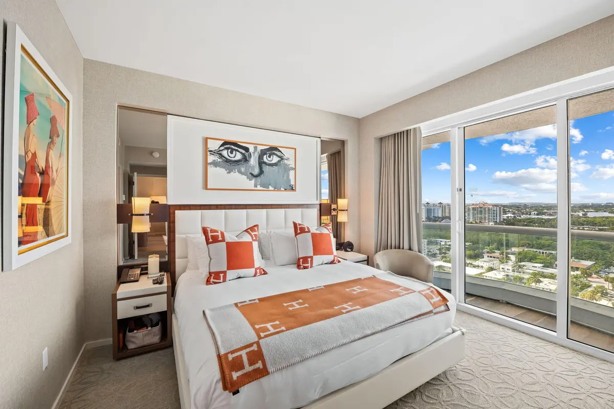 Bedroom at 551 N FORT LAUDERDALE BEACH Boulevard R1801, Fort Lauderdale