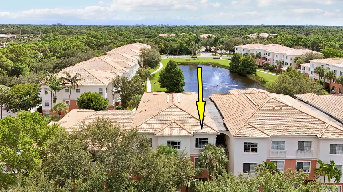 Aerial at 8303 MYRTLEWOOD Circle, Palm Beach Gardens