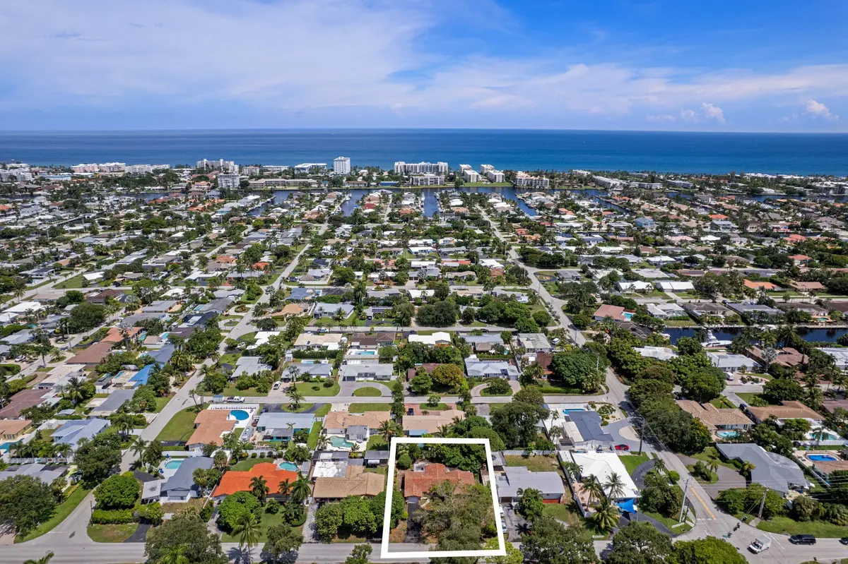 Aerial at 916 SE 12TH Avenue, Deerfield Beach