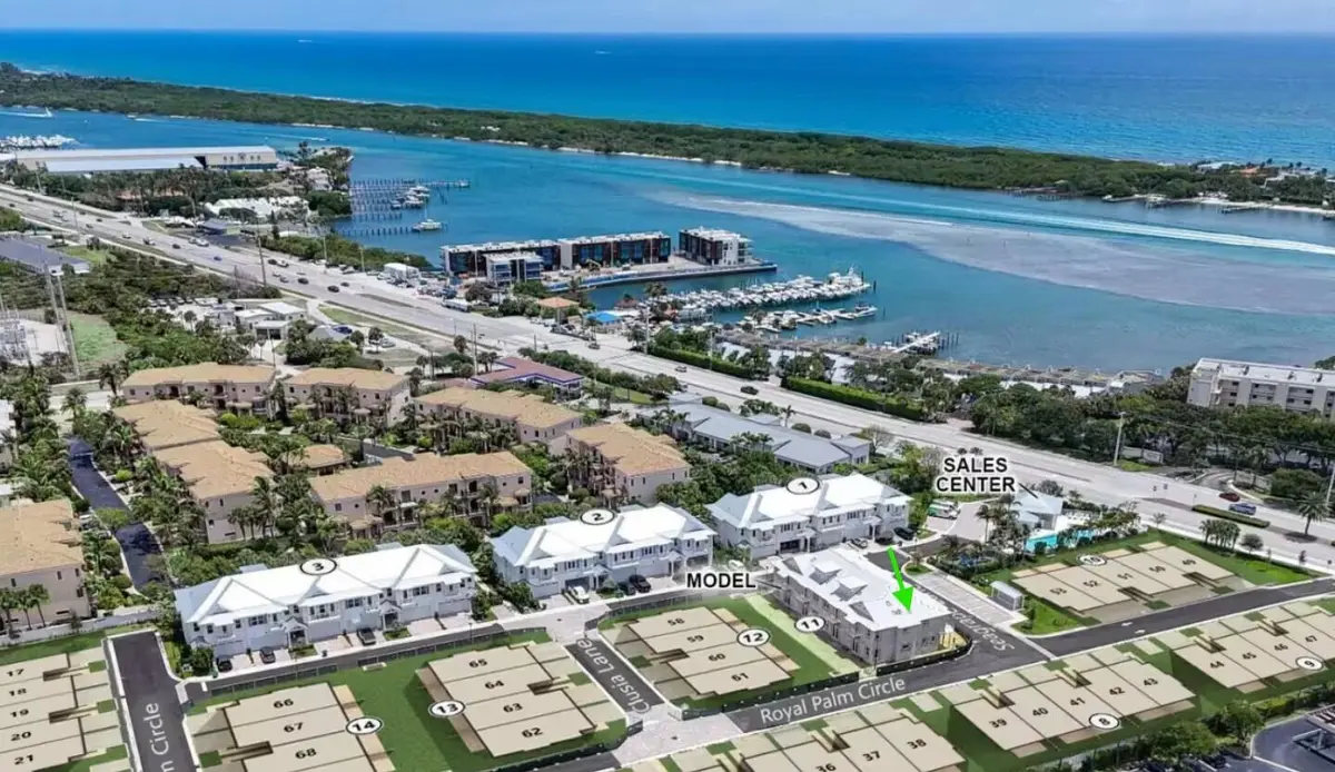 54 map at 154 Seagrape Lane 54-11 Greenville, Tequesta