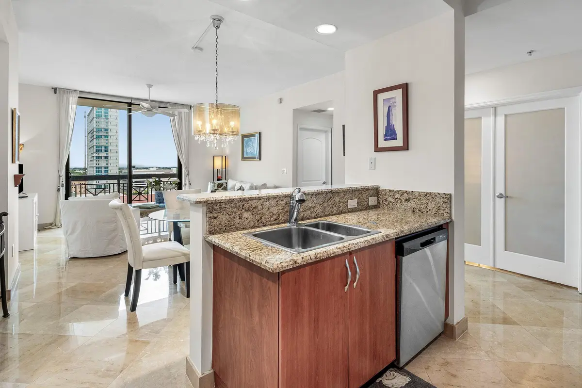 View from Kitchen at 801 S OLIVE Avenue 903, West Palm Beach