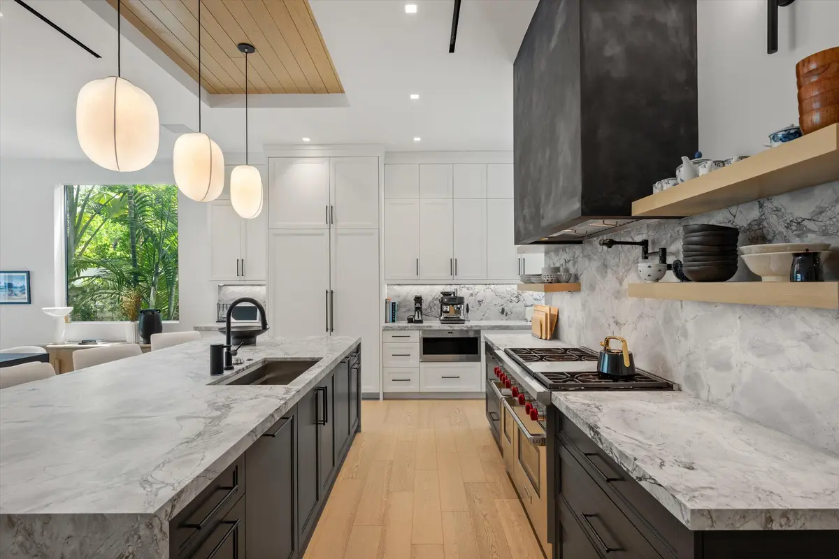 Gourmet kitchen at 745 Park Drive, Boca Raton