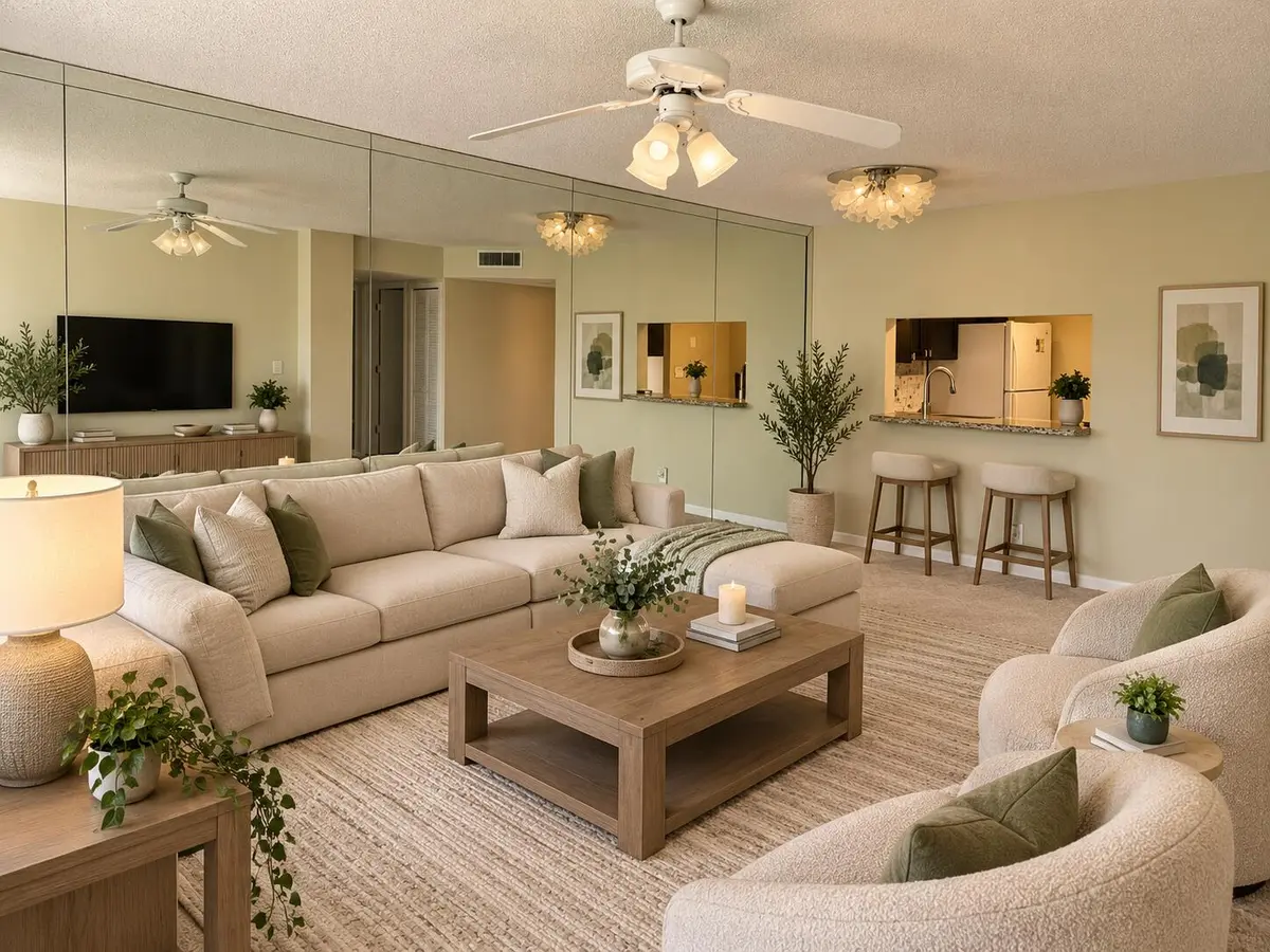 Virtually Staged at 5130 Las Verdes Circle 301, Delray Beach