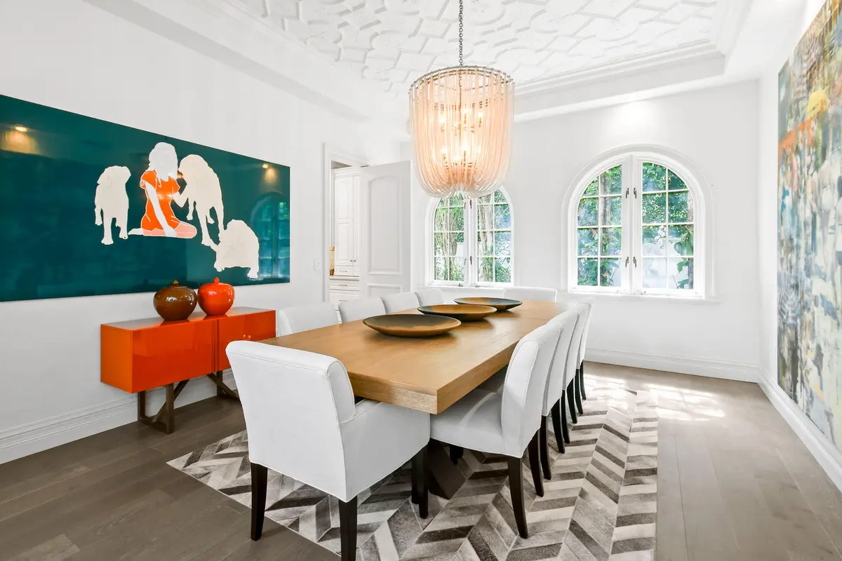 Dining Room at 437 Chilean Avenue, Palm Beach