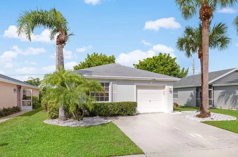 Front of the Home at 110 SUNSET Boulevard, Boynton Beach
