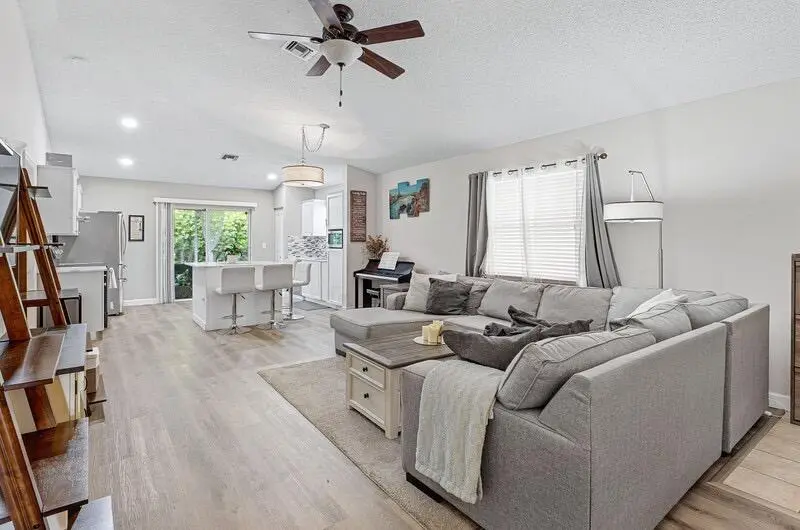 Living Room at 110 SUNSET Boulevard, Boynton Beach