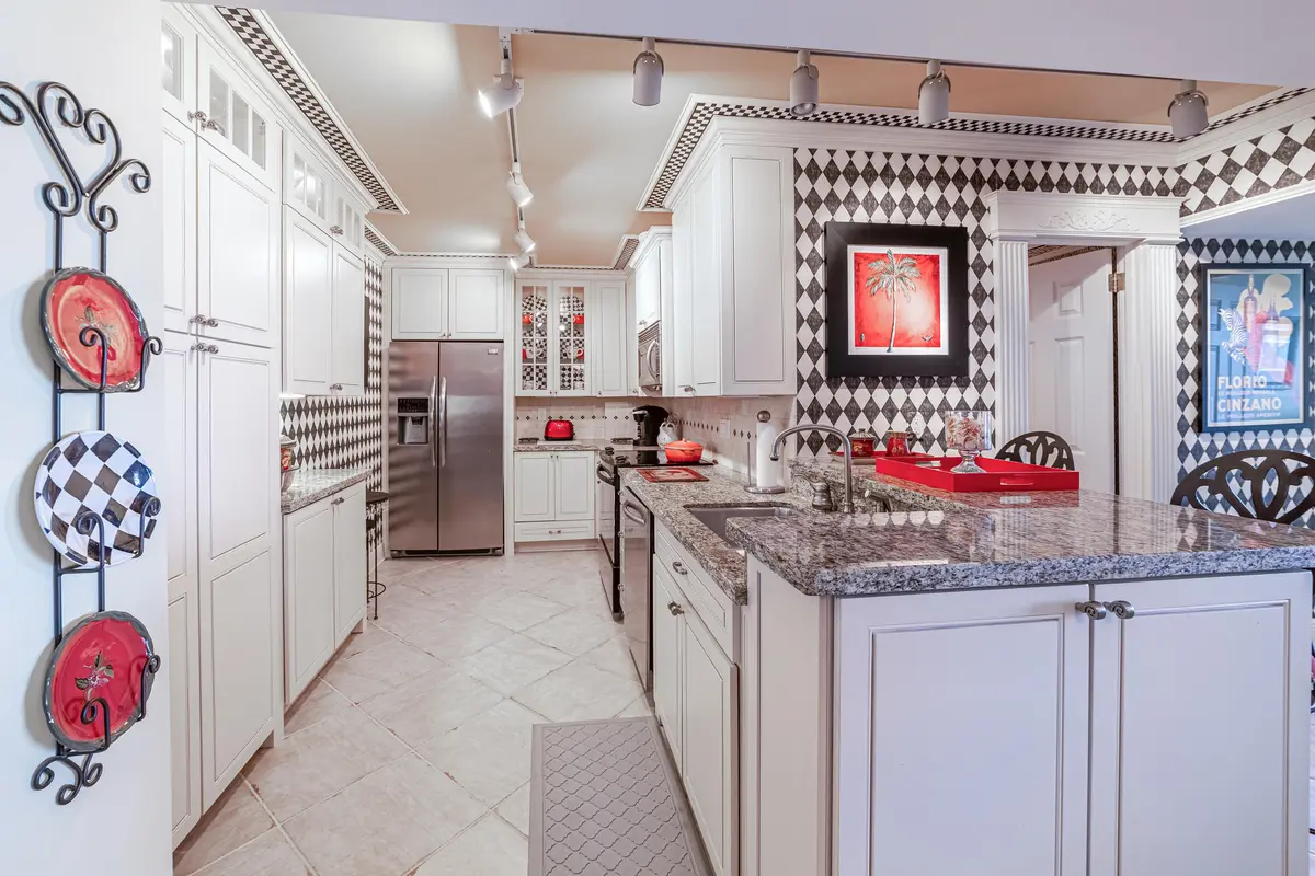 Kitchen at 3450 S Ocean Boulevard 408, Palm Beach
